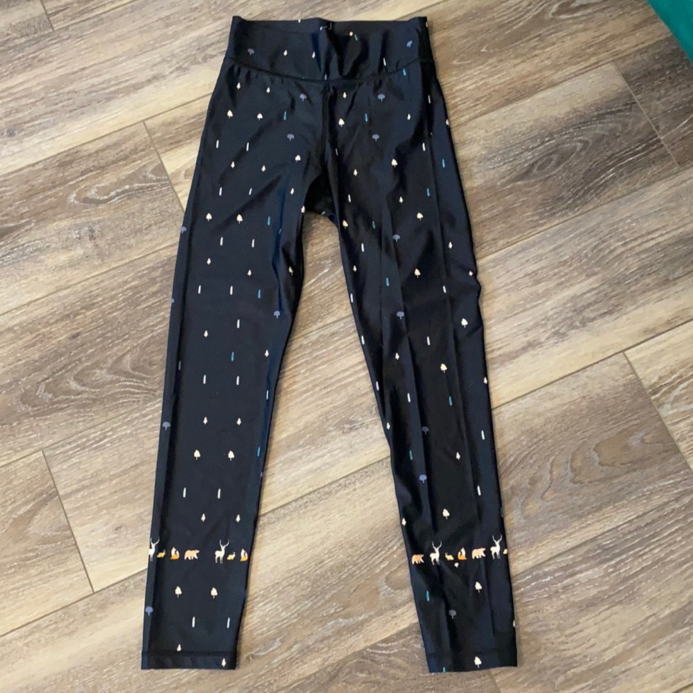 NEW The Upside Black Legging W Animal/Tree Prints